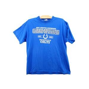 Vintage 2003 NFL AFC Champions Indianapolis Colts T Shirt Size L